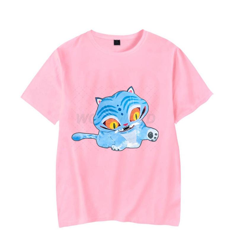 Cartoon Tiger KPop Demon Hunters Shirt Graphic Print T-shirts Women Men Short Sleeve Crewneck Tops Funny Korean Ulzzang Tshirts