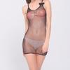 Italian New Popular Short Skirt Hip Skirt Mesh Coat Hollow Temptation Suspender Butterfly