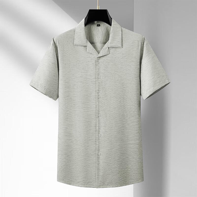 Men's Plus Size Short Sleeve Casual Shirt