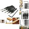 High-performance 5x Adjustable Woodworking Countersink Drill Bit Set For Multiple Screw Sizes