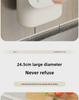 Wall-Mounted Kitchen & Bathroom Trash Can with Lid - Slim Design for Tight Spaces