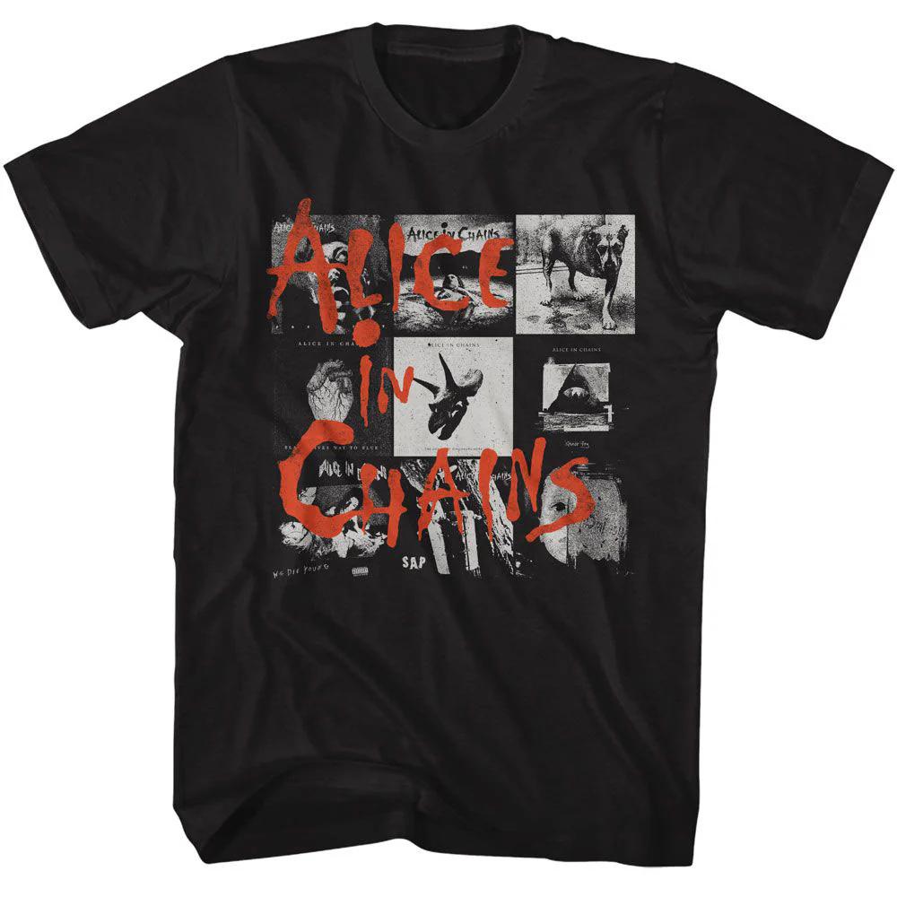 Alice In Chains Graphics Vintage Unisexs TShirt Unisex ONeck 100 Cotton Short Sleeve Y2k Oversized Fashion Tee Fan Gifts