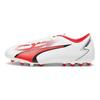 Puma Ultra Play Round Toe Lace-Up AG FG Soccer Shoes Men Soccer Shoes White Black Red 107527-01