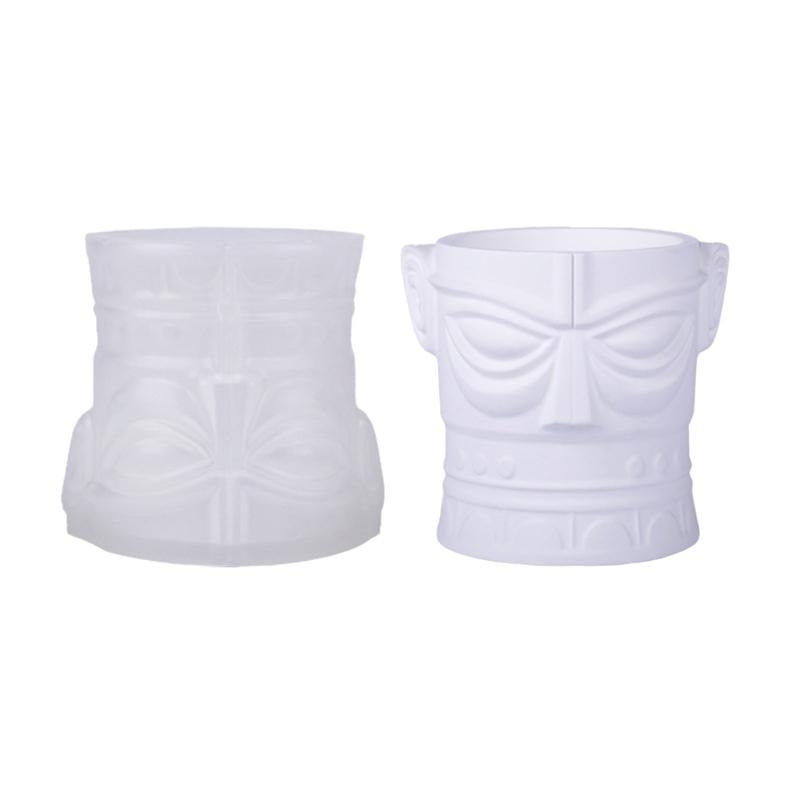 

Multipurpose Handcraft Sturdy Silicone Mould for Resin Art Nordic Styles Storage Cups Candle Containers Reusable