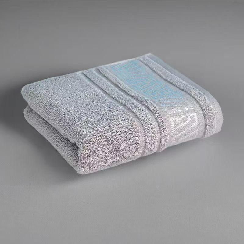 Geometrisches Helles Seiden-Baumwoll-Badetuch - Weiches, Verdicktes Gesichts- & Badetuch für Zuhause, Hotel oder Supermarktgebrauch