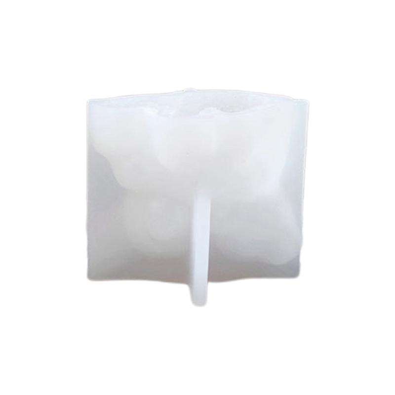 Lille bjørn dekorasjon 3D stearinlys såpeform DIY stearinlys epoksyform Håndlaget stearinlys aromavoks såpeformer for dekorasjoner