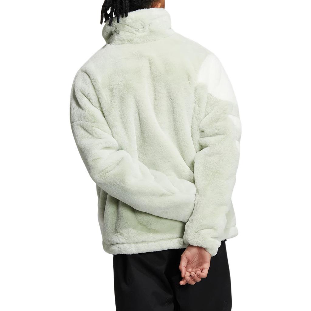 adidas Originální patchworková bunda Originals s trojlístkem se stojáčkem a zapínáním na zip, s dlouhým rukávem a fleecovou podšívkou, unisex bunda, zelená HR3484