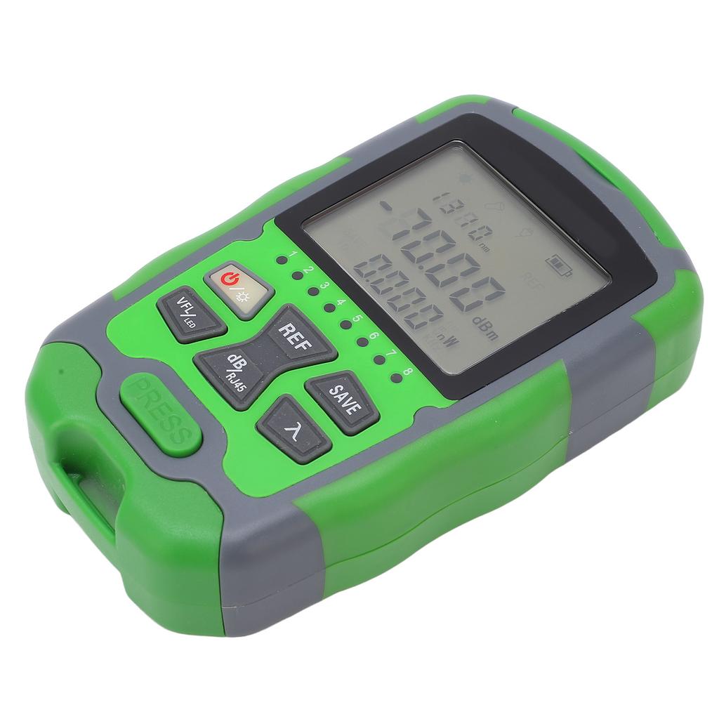 Mini Optical Power Meter Red Light Fiber Optic Cable Power Tester with USB Charging Cable