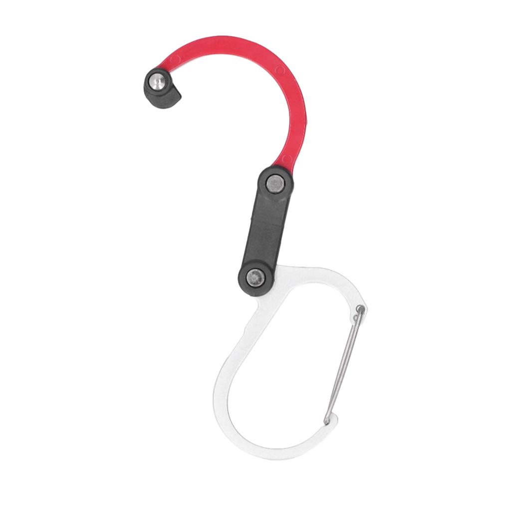 D Type Carabiner Multifunction Portable Aluminum Alloy Hook Clasp Clip for Outdoor Camping Picnic Hiking