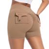 Damen High Waist Peach Cargo Leggings: Elastische, Hüfthebende, Schnelltrocknende Yogahose zum Laufen und für Fitness