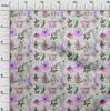 oneOone Cotton Flex Dusty Green Fabric Floral  Sewing Craft Projects Fabric Prints By Yard 40 Inch