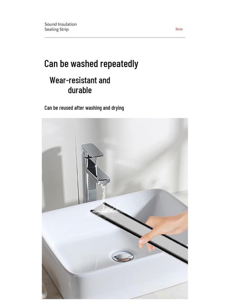 Soundproof & Windproof Door Seal Strip - Bottom Gap Filler