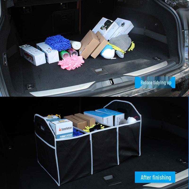 Foldable Non-Woven Car Trunk Storage Box