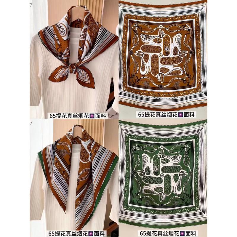 16 Momme 100% Mulberry Silk Square Scarf Womens Fashion Shawl