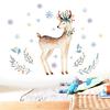 Colorful Streamer Cute Elk PVC Sticker Wall Sticker Living Room Decoration