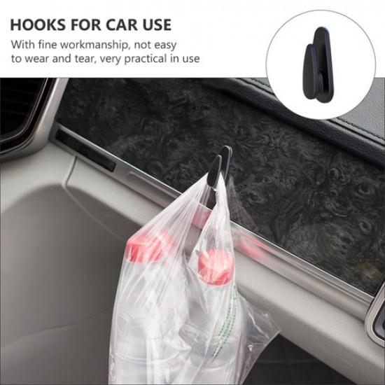 8 Pcs Self Adhesive Hooks for Auto Multifunctional Car Seat Hanger