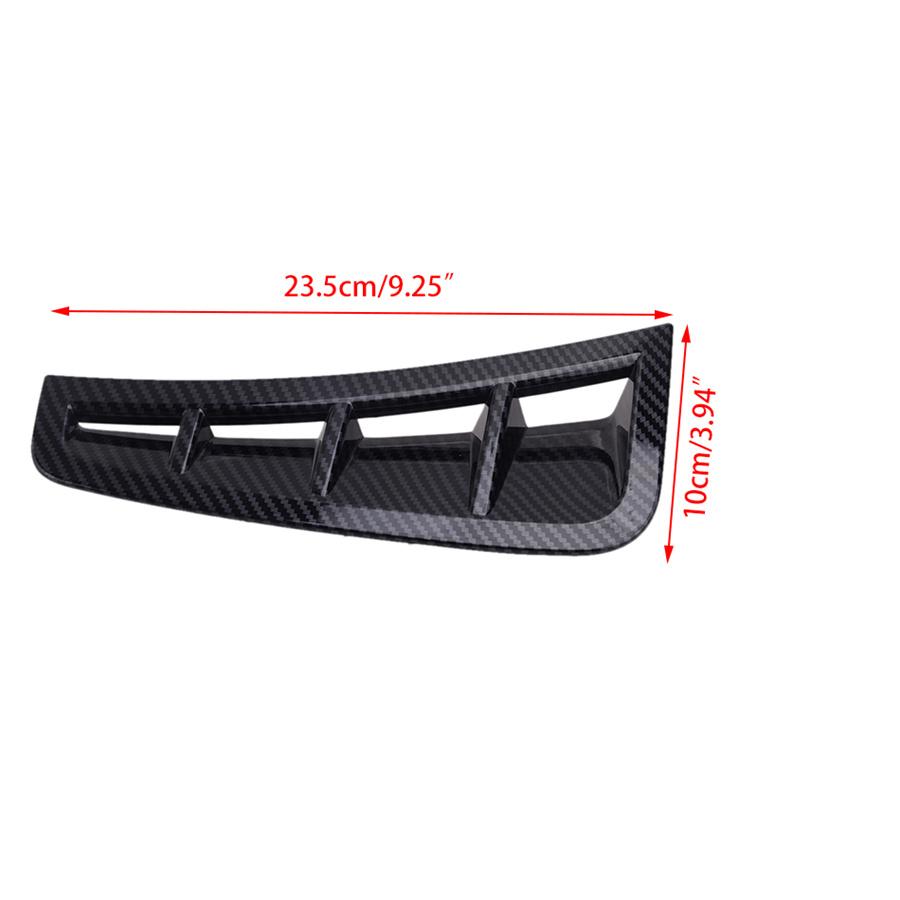 2x Carbon Fiber Look Side Fender Air Outlet Vent Cover Trim For Sonata 2020-2021
