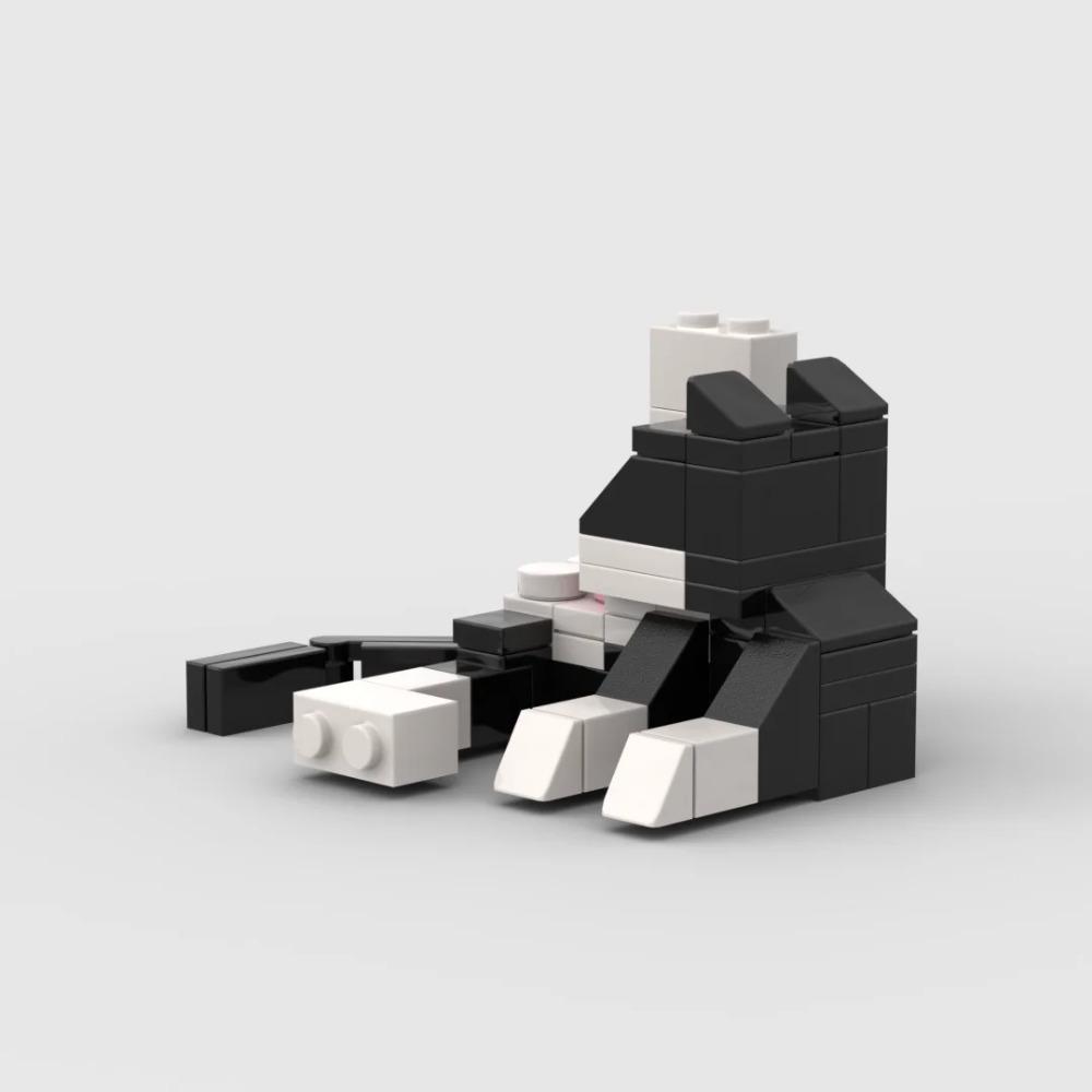 Hayvan Serisi 62 Adet MOC Tuğlalar Kedi Figürleri Kendin Yap Yapı Taşları Çocuklar İçin Eğitim Oyuncakları Çocuklar Doğum Günü Hediyesi