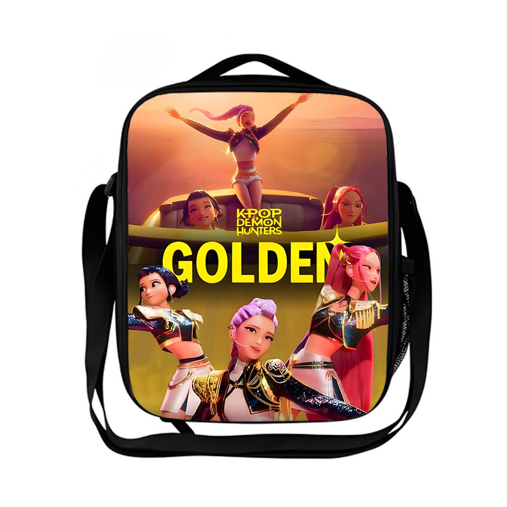 Kpop Demon Hunters Kpop Demon Hunters Student Meal Bag Satchel
