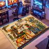 Ancient Egyptian-themed rug, suitable for living room, bedroom, game room, computer room and home décor.