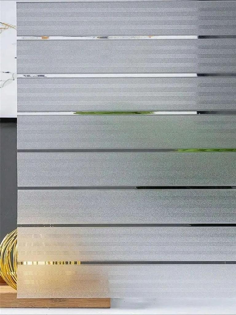 Frosted PVC Window Film - Static Cling UV Blocking Opaque Privacy Cover for Home Office Glass Doors Removable