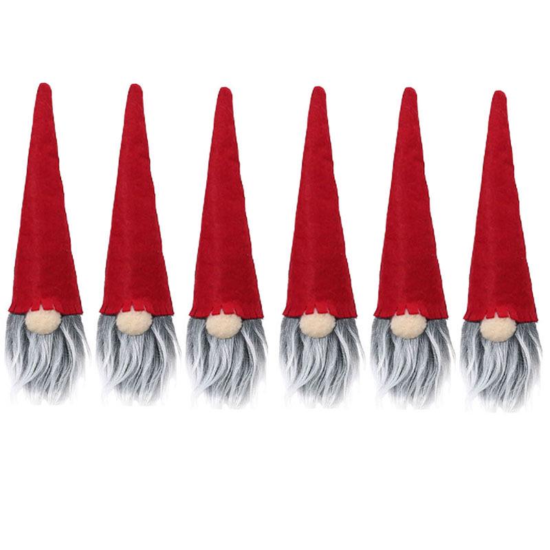 

Трансграничный Рождественский Гном Чехол для Винной Бутылки - Санта Клаус Кукла Без Лица Украшение Подарок.