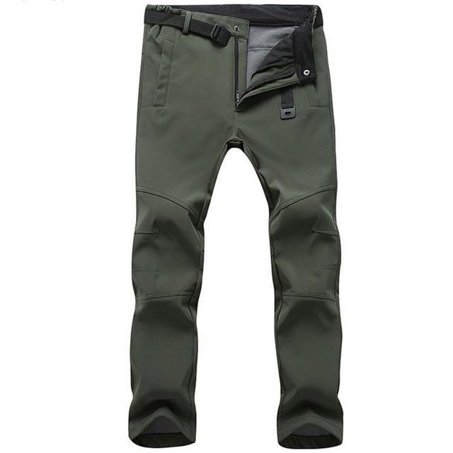 Pantaloni da trekking invernali da uomo Plus Size Softshell Fleece Outdoor  Pants Maschio Trekking Fish Camp Climb Ski Pantaloni da viaggio caldi  acquista in modo economico — spedizione gratuita, recensioni reali con
