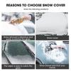 Magnetic Car Snow Shield Frost Prevention Frost Car Cover Car Front Windshield Sunshade Thickened Snow Shield Auto Coat