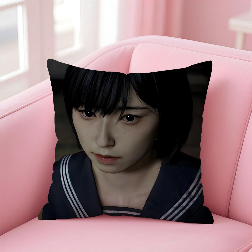 SSilent Hills Game Horror Cushion Cover Comfortable Reversible Pillow Cover Ideal For Car Sofa Bedroom & Beyond