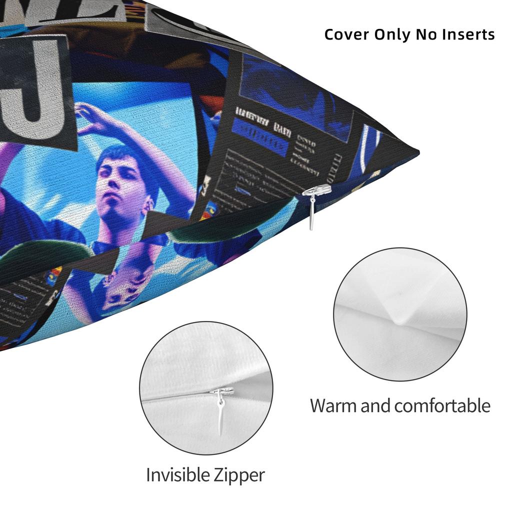 Rapper Milo J  111  Pillow Cover  Cute Funny Pillow Case For Sofa Couch Bed Living Room Custom Pillowcases Gift