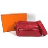 HERMES Van Quatre PM Crossbody Pochette Shoulder Bag Leather Red