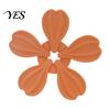Durable Silicone Coaster Petal Shaped Coaster, Heat Resistant Mat, Non-Slip Baby Safe Kitchen Accessory Dishwasher Pot for Dining Room Non-slip
