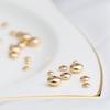 18K Gold-Filled Flying Saucer Beads: Color Retaining Spacers for DIY Bracelets and Necklaces