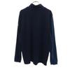 LANVIN SPORT made in Japan Langarm Hoher Kragen Größe 40 Marineblau Herren Gebraucht