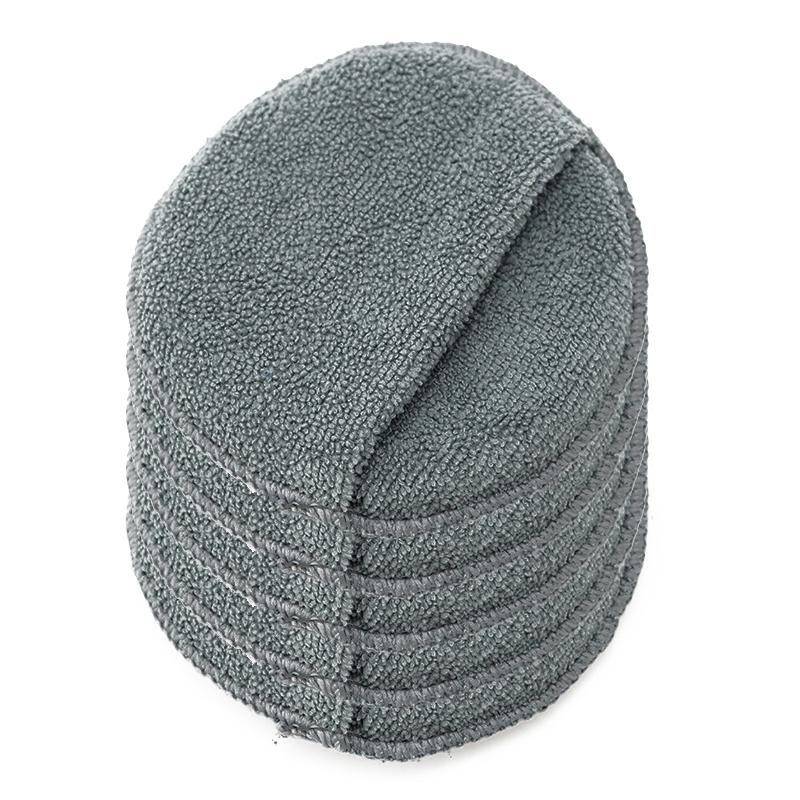 2/5/10Pcs 5-inches Microfiber Wax Applicator Pad Ultra Soft Car Polishing Sponge with Finger Pocket Auto Care Polish Foam Sponge
