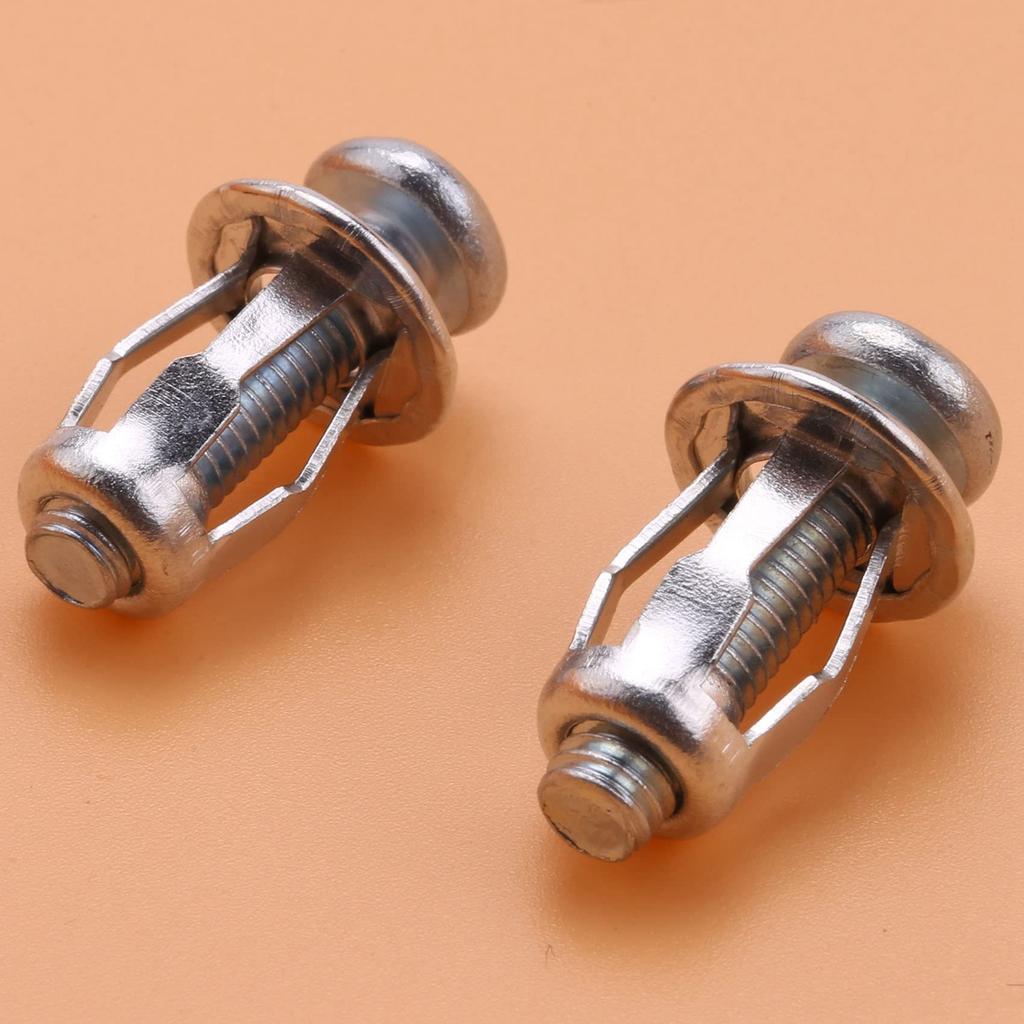 HICCYRODLY 20pcs M6x25 Jack Nut Car Metal Screw Petal Nut with Hollow Wall Iron Skin Screw