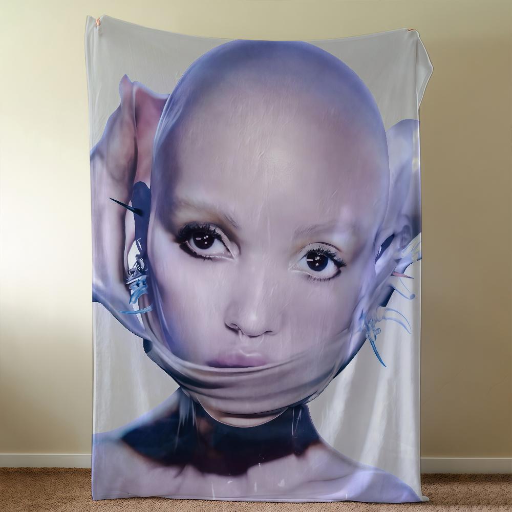 EUSEXUA Nachleuchtende FKA Twigs Decke Überwurf Super Gemütlich Plüsch Wohnzimmer Sofa Couch Kindliche Geburtstagsgeschenke