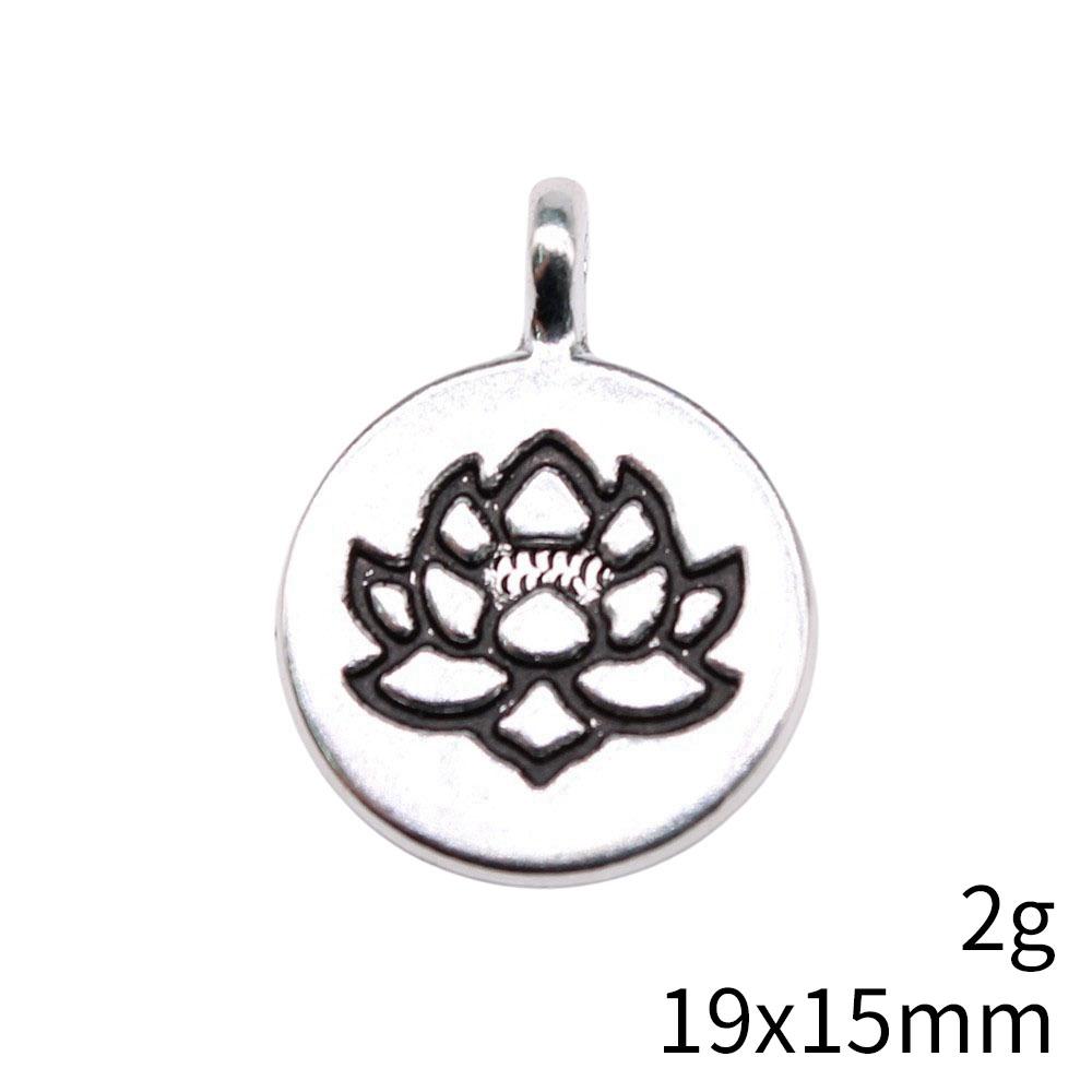 Flower Bud Charms Mini Floral Pendant Alloy Metal Leaf Findings Elegant Plant Jewelry Making Supplies For