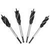 4Pcs Auger Bits Wood Cutting Hole Saw Reaming Twist Drill FourBlade Hex Shank 1825mm