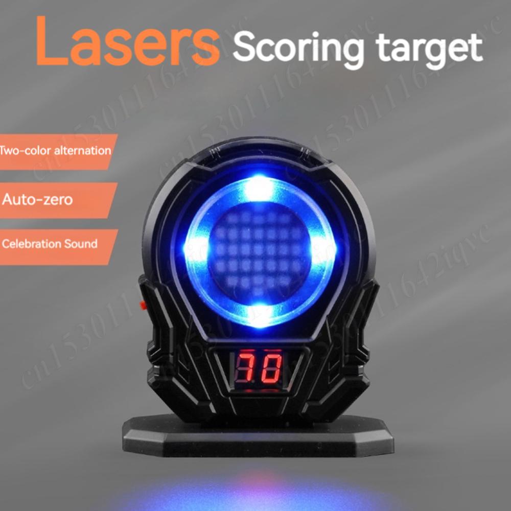Electronic Scoring Laser Target Infrared Induction Portable Shooting Light Counting Trainer System Sound Effects Training Toy