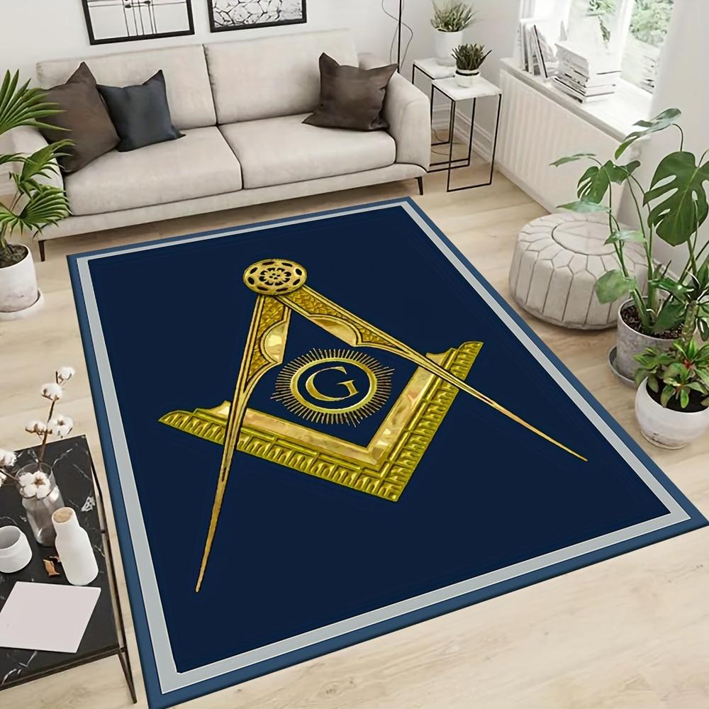 

1pc 24940545460 Pattern Carpet, Area Rug For Living Room Bedroom Room Bed Chair Laundry Entryway Corridor Yard Non-slip Outdoor Camping Rug 60cm by 90cm