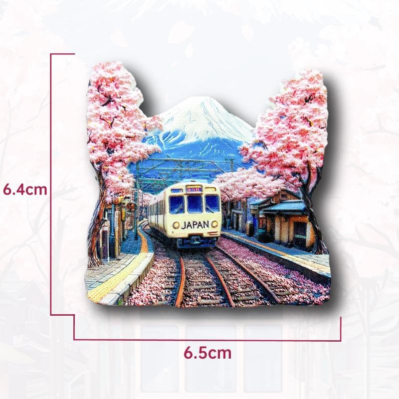 Japan Fridge Magnets Message Board Decorative Asia Travel Souvenir Tokyo Mount Fuji Refrigerator Sticker Home Decor Gifts