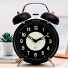 Metallkonstruktion Metallring Wecker Runde Zeiger Leuchtender Wecker Heimdeko