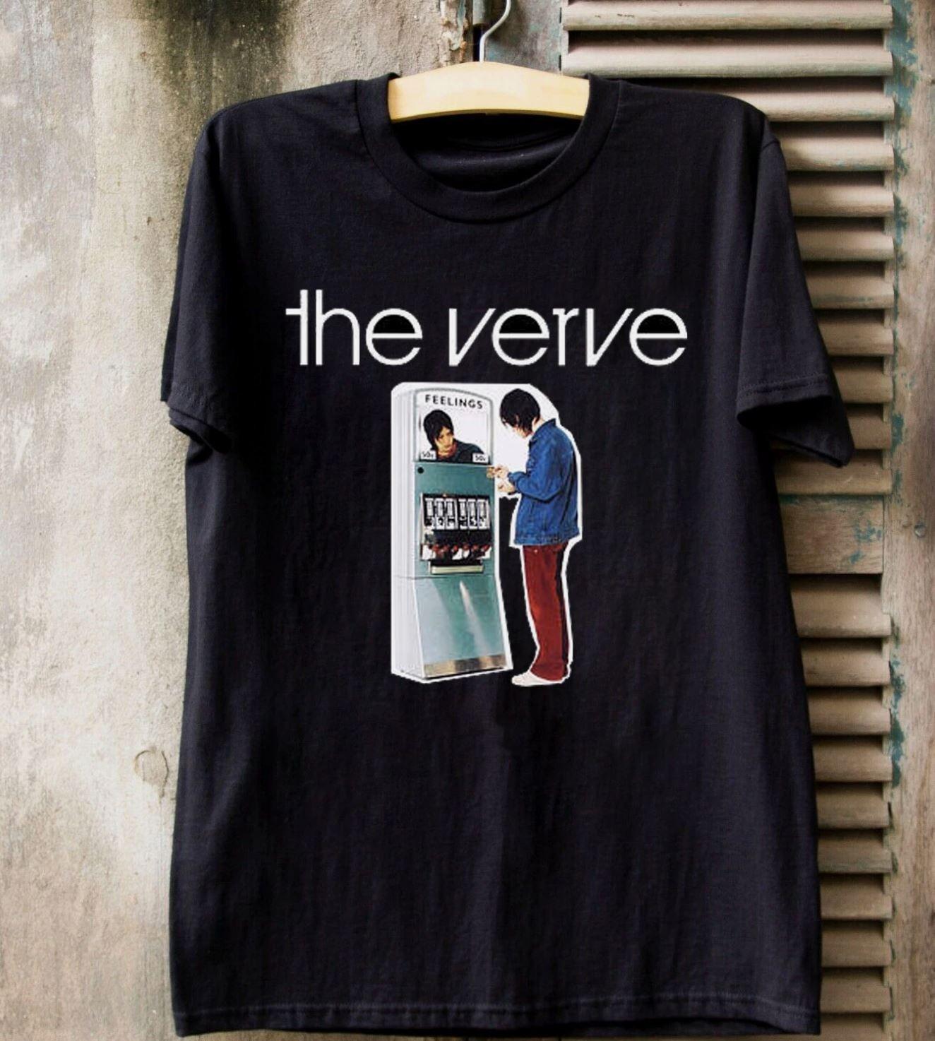 Rare The Verve Album Gift Man Woman White All Size T-Shirt S