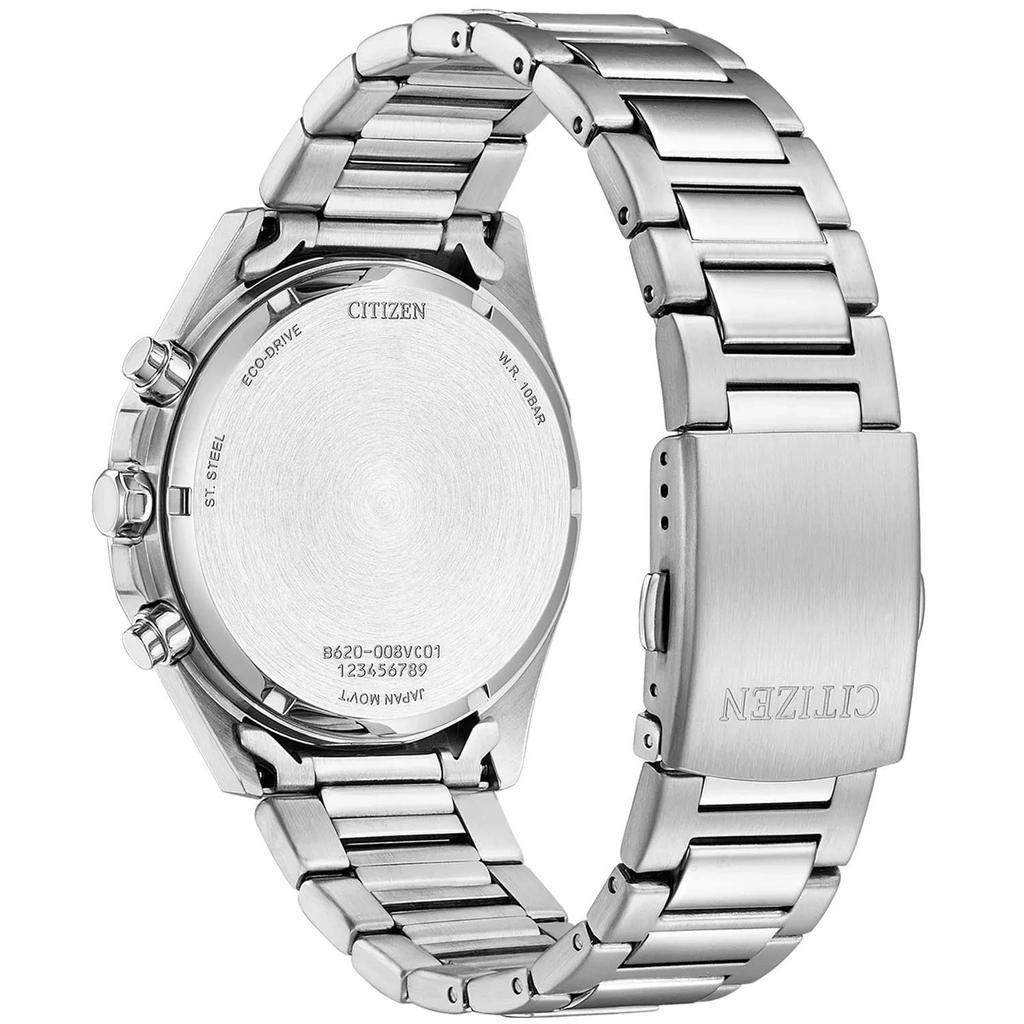 Citizen Stainless Steel Analog Blue Dial Watch Band Color Classic Men's - Ca4590-81L, - Silver, Blue,