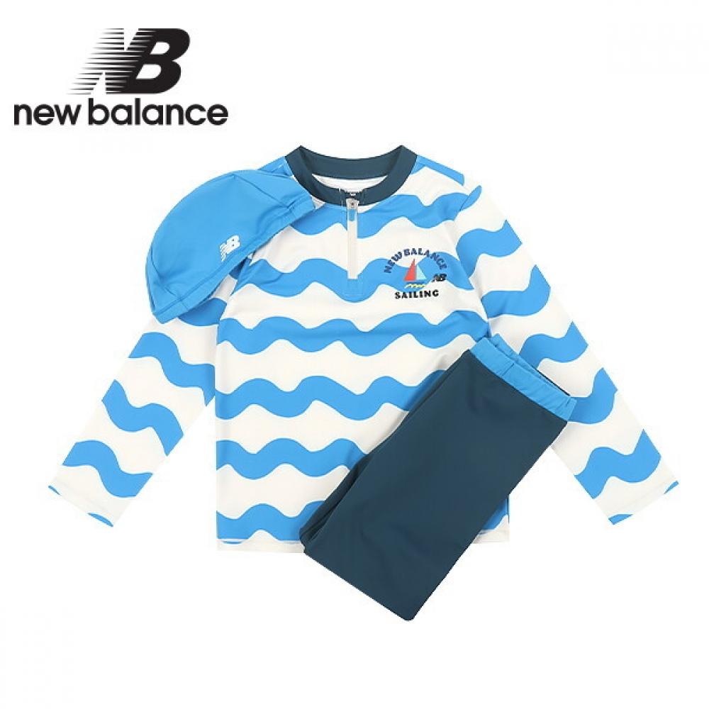 

New Balance Kids Rash Guard Uni 2 In 1 Blue 130