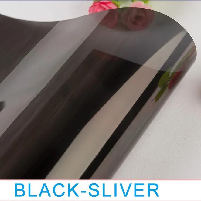 Folie autoadezivă pentru ferestre, 10 m, protecție solară, argintie, oglindă unidirecțională, reflexivă, tentă solară, Pravicy, anti-UV, culoare autoadezivă pentru sticlă și construcții