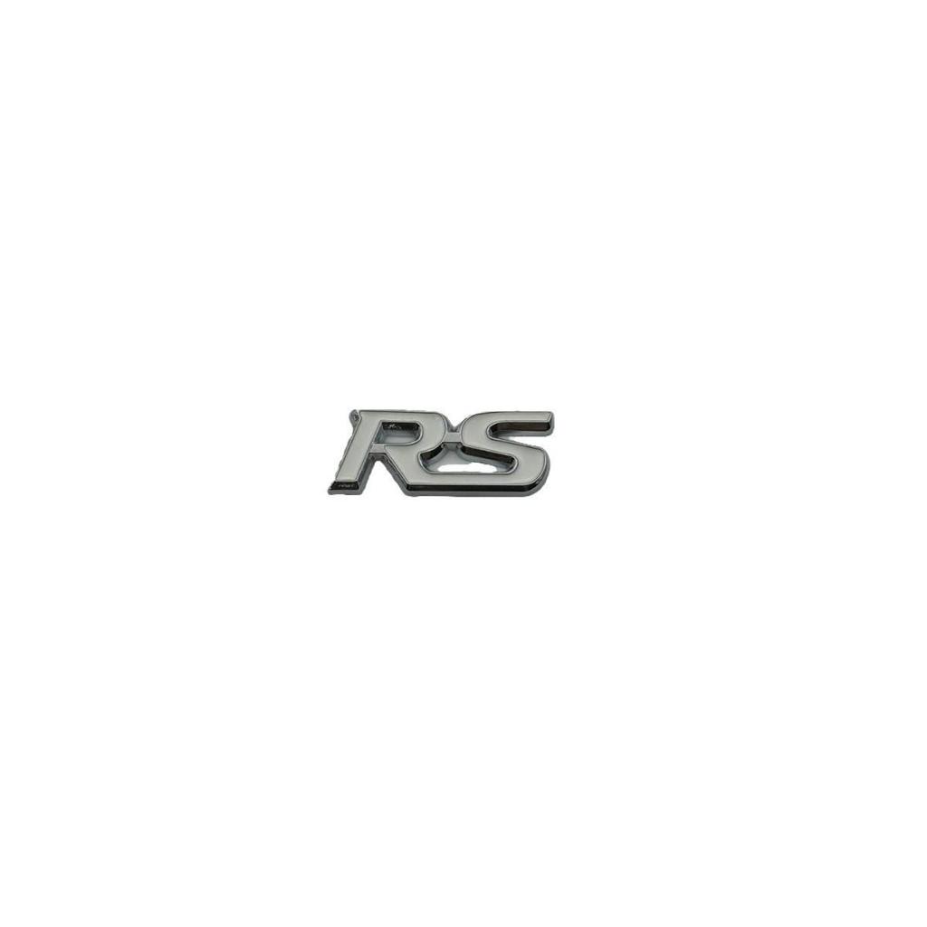 RS Metal Emblem for Ford Focus/Fiesta: Mini Car Logo for Steering Wheel & Console