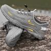 Men's Walking Sneakers Outdoor Anti Slip Wear-resistant Mesh Shoes Summer Lightweight Elastic Band Wading Shoes Size 38-46
