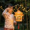 Lightweight DIY Craft Material Kit PVC Handheld Lantern Hanging LED Lantern  Spring Festival